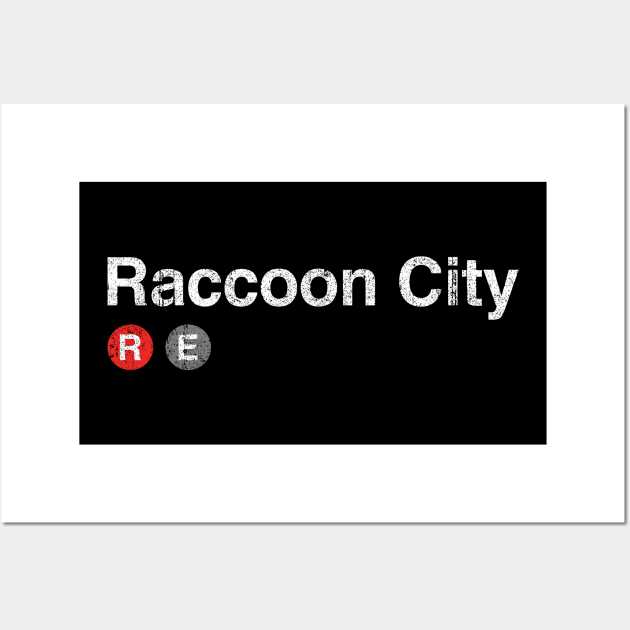 Raccoon City Wall Art by huckblade
